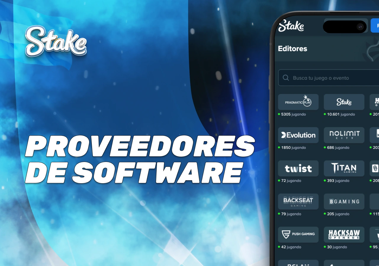 Desarrolladores responsables de los juegos y sistemas del casino online